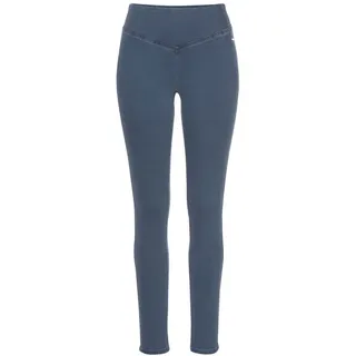 Buffalo Jeggings mit breitem Bund, blau