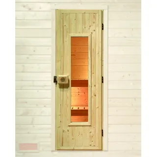 Weka Saunatür BxH: 61,8x182,5 cm, inkl. Rahmen,