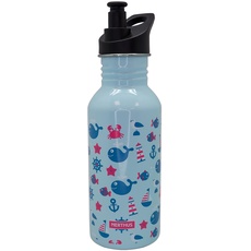 NERTHUS Unisex – Erwachsene FIH 806 Kinder-Trinkflasche, Blau, 500 ml