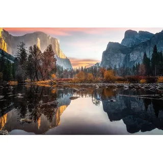 Bönninghoff Leinwandbild »Yosemite Nationalpark« Natur 1 Stk. tlg. BxH: 118x78 cm, orange