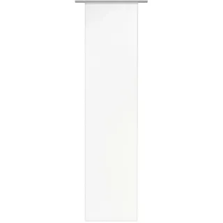 Boxxx Flächenvorhang , Weiß , Textil , 60x255 cm , Textiles Vertrauen - Oeko-Tex® , mit Flauschband, Öffnung für Beschwerungsstab , Heimtextilien, Vorhänge, Flächenvorhänge