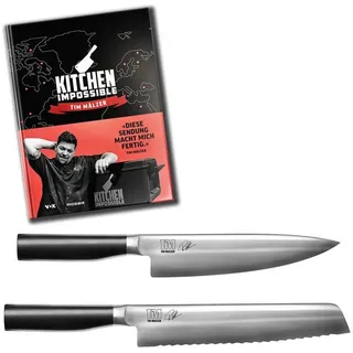 KAI Kamagata Messerset 3-tlg. Schwarz/Silber
