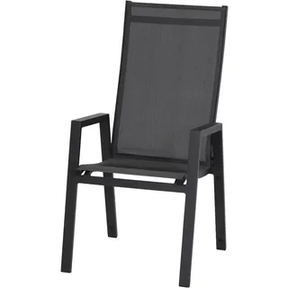 Siena Garden Savona Stapelsessel 60 x 74 x 111,5 cm grau