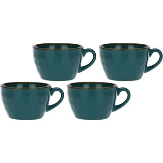 Rose&Tulipani 4er-Set Frühstücksbecher 420 ml R135000028Z - Grün