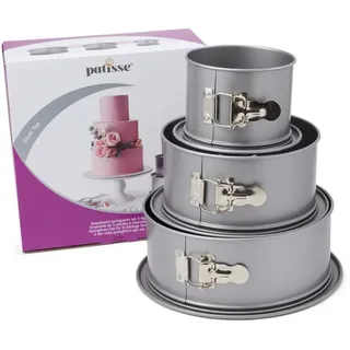 Patisse 3-stöckiges Kuchen-Springformen-Set