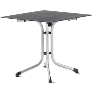 Sieger Boulevard Klapptische Stahlrohr/Polytec