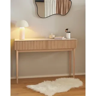 homsy by ana johnson "Solva", Esche-/Eukalyptusholz, geriffelte Front, Keramikplatte, Breite 118 cm,