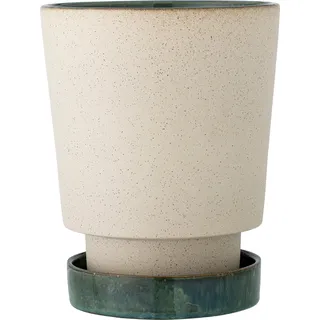 Bloomingville Idril Flowerpot w/Saucer - Stoneware