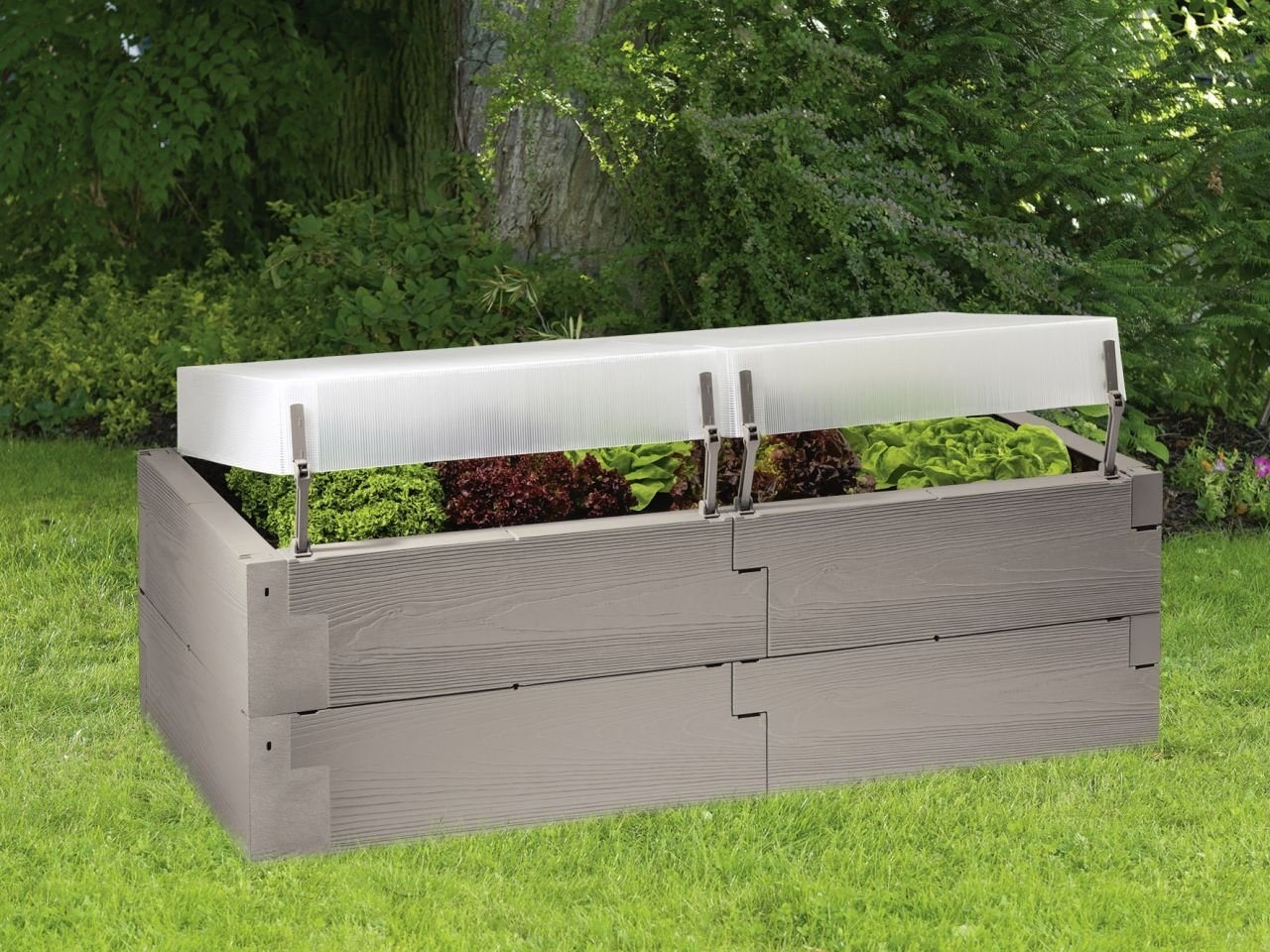 Bild von Timber 2in1 inkl. Thermohauben 130 x 60 x 51 cm grau