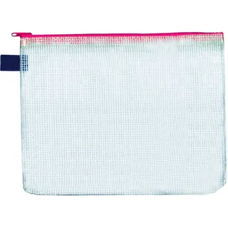 FolderSys Foldersys, Reißverschlussbeutel transparent/rot 0,15 mm, 1 St.