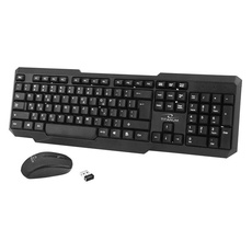 Esperanza Titanum Memphis - Tastatur & Maus Set - Englisch - US - Schwarz