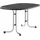 Boulevard-Klapptisch mit mecalit-Pro-Platte 140 x 90 x 72 cm Graphit/Schieferdekor Anthrazit