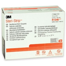 3M Steri-Strip Skin Closures, Reinforced, 1/4" x 4", 10/Pk, 50Pks/Bx