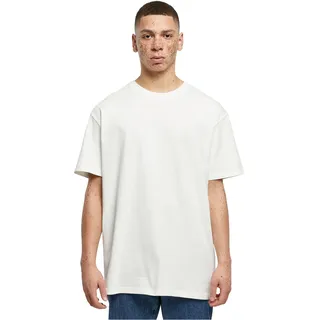 Build Your Brand Herren T-Shirt Heavy Oversize Tee, Basic T-Shirt für Männer, Oversized Fit, Baumwolle, M, blancwhite