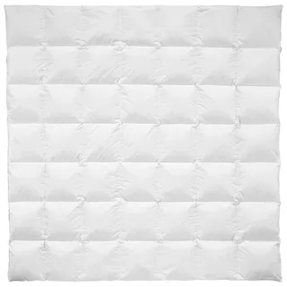 Billerbeck Ganzjahresdecke , Weiß , Textil , Füllung: Daunen , 200x200 cm , für Hausstauballergiker geeignet, weich und anschmiegsam , Heimtextilien, Kopfpolster & Bettdecken, Bettdecken, Daunendecken