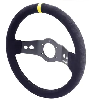 Simoni Racing Universal Lenkrad Rally - Schwarz Suède - Durchmesser 320mm