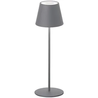 Schöner Wohnen Akku-Tischleuchte , Schwarz, Sandfarben , Metall , G , 38 cm , stufenverstellbar, tragbar, kabellos, aufladbar über Usb , Lampen & Leuchten, Innenbeleuchtung, Tischlampen, Akku-Tischlampen