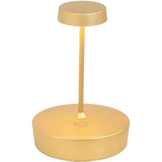 Swap mini pro Mattgold wiederaufladbare und dimmbare LED-Tischlampe - 2 W, 2200-2700-3000 K, IP65 - Gold