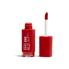 Bild MAKEUP - The Longwear Lipstick 244 - Rot Lippenstift - Matte Lippenstift mit Hyaluronsäure - Langanhaltender Hochpigmentiert Flüssig-Lippenstift - Vegan - Cruelty Free
