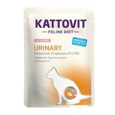 24x85g Somon Urinary Pliculețe Kattovit Hrană umedă pisici