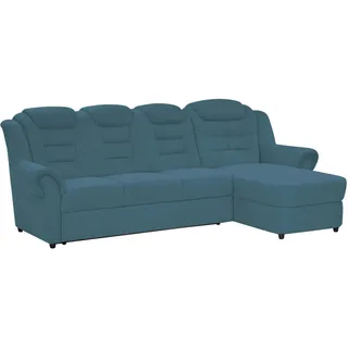Livetastic Ecksofa , Blau , Kunststoff , L-Form , 262x165 cm , Made in Eu , seitenverkehrt erhältlich, Hocker erhältlich, Rücken echt, Armteil links, Armteil rechts , Wohnzimmer, Sofas & Couches, Wohnlandschaften, Ecksofas