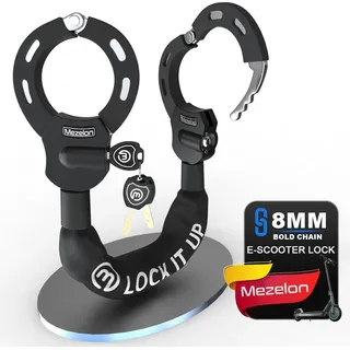 Mezelon E Scooter Schloss 8mm | Hochsicherheits Handschellenschloss
