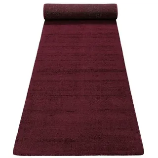 Esprit Teppich "Gil, ESP-39954, auch als Läufer erhältlich" rechteckig 8 mm Höhe handgewebt, seidig glänzend, schimmernde Farbbrillianz, Melangeeffekt, bordeaux rot