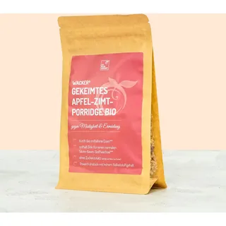 Wacker Gekeimtes Apfel-Zimt-Porridge Bio, 200g