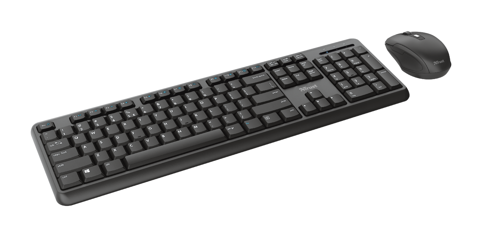 Bild von TKM-350 Wireless Silent Keyboard and Mouse Set, USB, DE (24011)