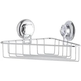 dusch- und Badewannenablage 23,8 cm Stahl silber - Silber