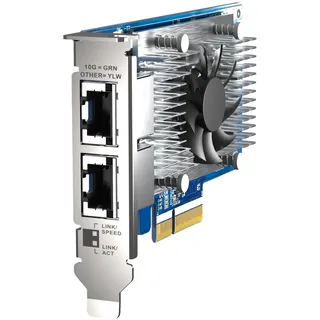 QNAP QXG-10G2T-X710 Dual-port 10GBASE-T, 10GbE, network