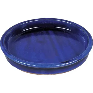 Blumentopf Untersetzer Ton Ø 40 cm H 3 cm blau