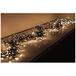 Weihnachtsbeleuchtung 480 LED Warmes Weiß Gruppe 6.2M Timer Innen Außen