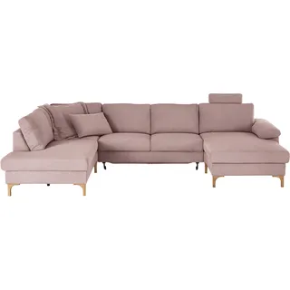 Candy Wohnlandschaft Polyester 2-Sitzer Rosa