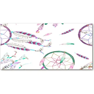 Tulup® Küchenrückwand Spritzschutz aus Glas -100x50 -Spritzschutz auf gehärtetes GlasDeko Sonstige Traumfänger