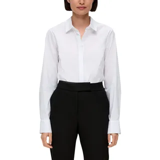 S.Oliver BLACK LABEL Klassische Bluse, mit verdeckter Knopfleiste s.Oliver BLACK LABEL white