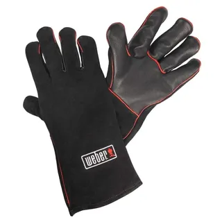 Weber Grillhandschuhe 17,5 cm Leder Schwarz