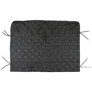 MFH Poncho-Liner Steppdecke Camping Decke Black Ca. 210 x 150 cm