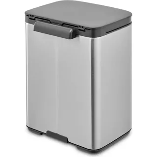 Brabantia bo Abfalleimer, 4L - Matt Steel Fingerabdrucksicher - Schwarz