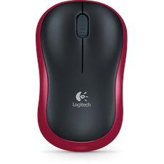Bild M185 Wireless Mouse schwarz/rot