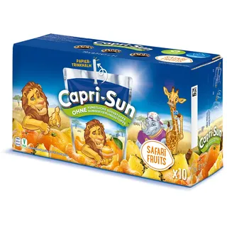 Capri Sun Safari Fruits Trinkpacks mit Mehrfruchtsaft Getränk 10x200ml