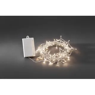 Konstsmide LED-Lichterkette 1 m Transparent 128 warmweiß