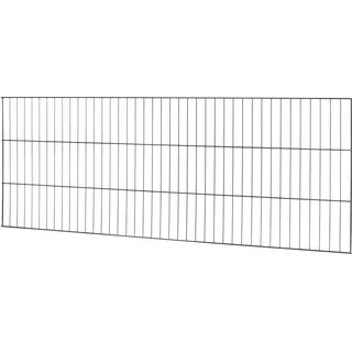 Floraworld Einstabmattenzaun anthrazit 75 x 200 cm