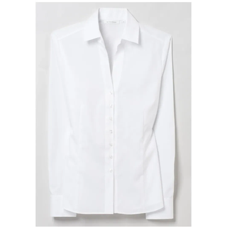 Eterna ETERNA CHAMBRAY STRETCH weiß, Tailliert, Gr. 34 D661