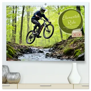 Elemental Ride. Mountainbike-Action durch Schnee, Matsch, Sonne und Laub (hochwertiger Premium Wandkalender 2026 DIN A2 quer), Kunstdruck in Hochglanz: Mountainbike-Action durchs Jahr (CALVENDO Sport)