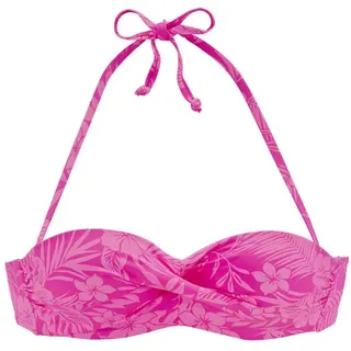 VENICE BEACH Bügel-Bandeau-Bikini-Top Damen Pink 34 Cup A