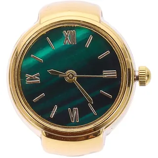 Hemobllo Mini Fingeruhr Ring Mit Römischen Ziffern Leichte Und Stilvolle Ringuhr Für Damen Und Herren Praktisches Accessoire Für Alltag Und Geburtstagsparty