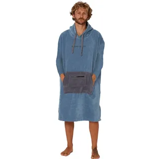 Ocean & Earth Surf Essential L/s Hooded Poncho Handtuch - Petrol - One Size