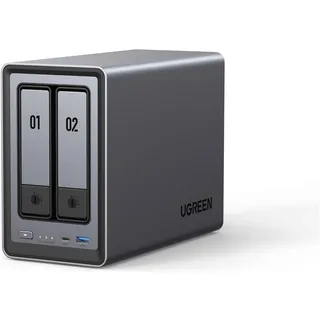 UGREEN NASync DXP2800 Leergehäuse grau/schwarz