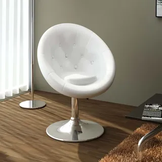 vidaXL Barhocker Weiß Kunstleder - Weiß